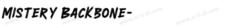 Mistery Backbone字体转换